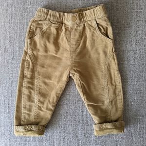 Zara toddler mustard yellow corduroy joggers